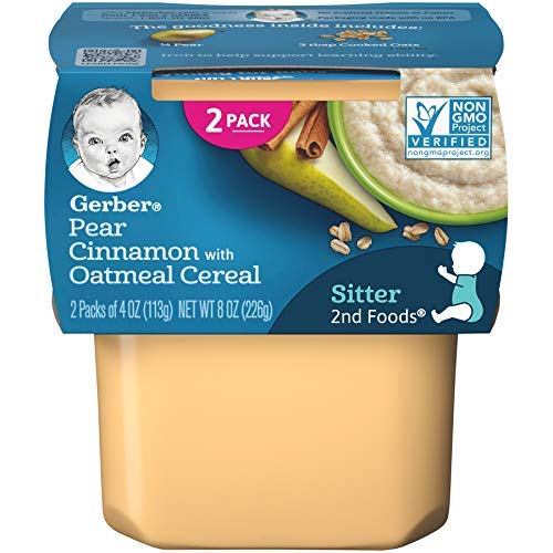 Gerber 2Nd Foods - Pears &Amp; Cinnamon With Oatmeal Pack Of 4