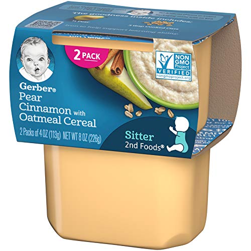 Gerber 2Nd Foods - Pears &Amp; Cinnamon With Oatmeal Pack Of 4