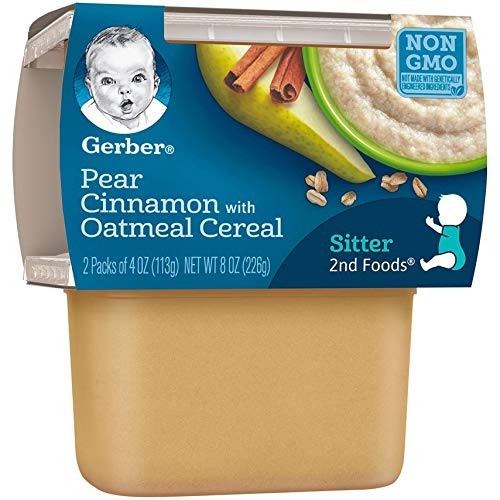 Gerber 2Nd Foods - Pears &Amp; Cinnamon With Oatmeal Pack Of 6