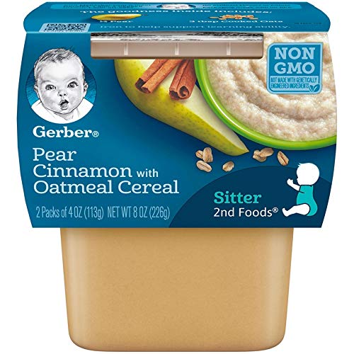 Gerber 2Nd Foods - Pears &Amp; Cinnamon With Oatmeal Pack Of 6