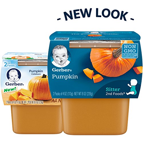 Gerber 2Nd Foods Pumpkin, 2 Count Per Pack, 8 Ounce, Pack Of 8