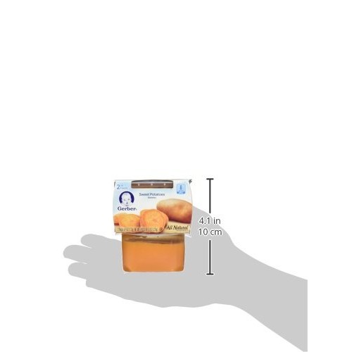 Gerber 2Nd Foods Sweet Potatoes, 4 Ounce Tubs, 2 Count Pack Of 8