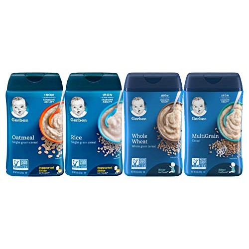 Gerber Baby Cereal Basic Flavor Variety Pack Combo- 8Oz: Oatmeal