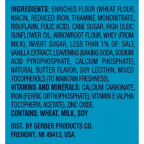 Gerber Arrowroot Cookies Pouch, 5.5 Ounce Pack Of 4