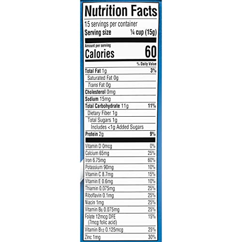 Gerber Powerblend Cereal For Baby - Oatmeal Lentil Carrot Pea Pr