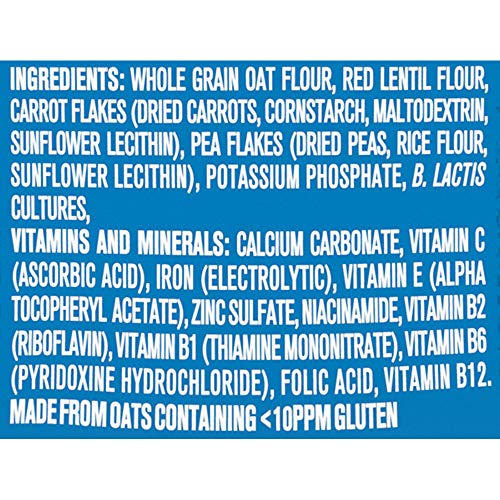 Gerber Powerblend Cereal For Baby - Oatmeal Lentil Carrot Pea Pr