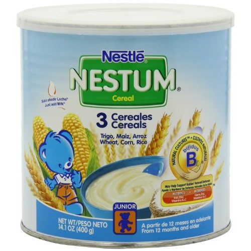 Nestle Nestum 3 Cereals, 14.1-Ounce Pack Of 6