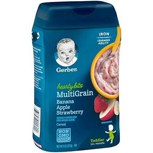 Gerber Baby Cereal Hearty Bits Multigrain Cereal Banana Apple St