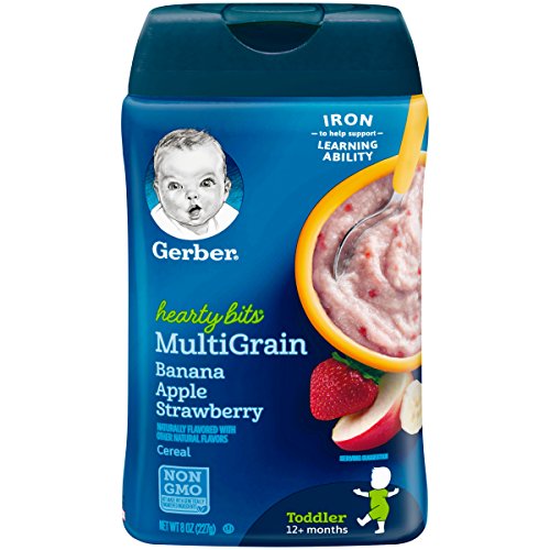 Gerber Baby Cereal Hearty Bits Multigrain Cereal Banana Apple St