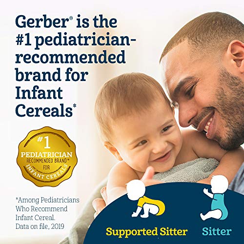 Gerber Baby Cereal Organic Oatmeal With Banana, 8 Oz