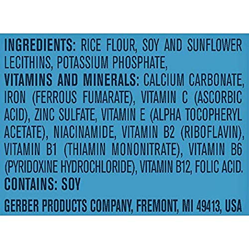 Gerber Baby Cereal Rice Single Grain 8 Oz. Pack Of 2