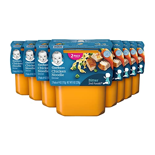 Gerber 2Nd Foods, Chicken Noodle, 7 Ounce Pack Of 8