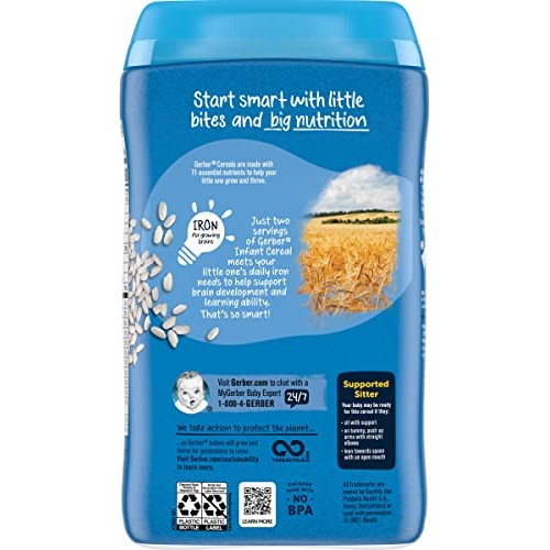 Gerber Cereal for Baby 1st Foods Rice Cereal, Made with Essentia...