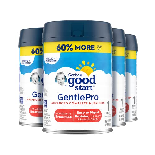 Gerber Good Start Baby Formula Powder, GentlePro Probiotics, Sta...