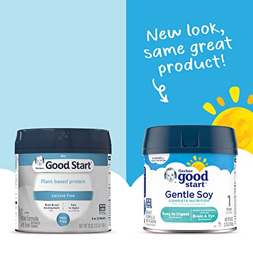 Gerber Good Start Baby Formula Powder, Soy, Lactose Free, Stage ...