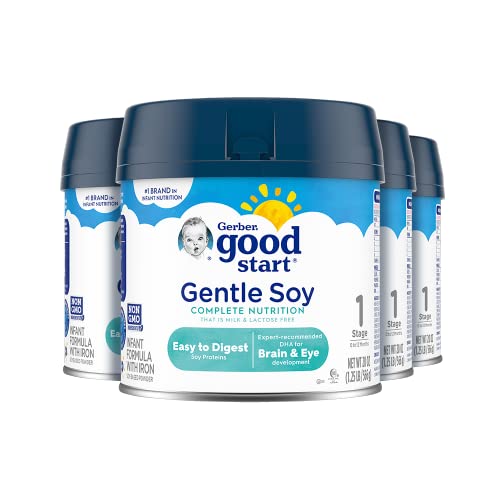 Gerber Good Start Baby Formula Powder, Soy, Lactose Free, Stage ...