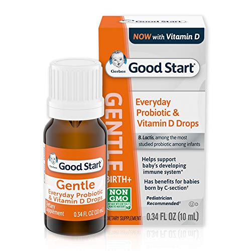 Gerber Gentle Baby Everyday Probiotic Drops For Newborn, Infants