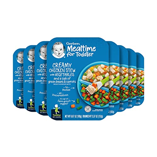 Gerber Creamy Chicken Stew With Vegetables And A Side Of Green B