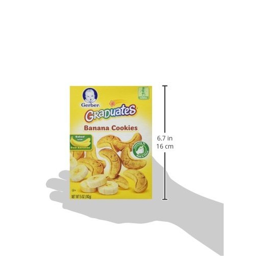 Gerber Graduates Banana Cookies 5Oz. Pack Of 3