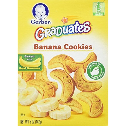 Gerber Graduates Banana Cookies 5Oz. Pack Of 3
