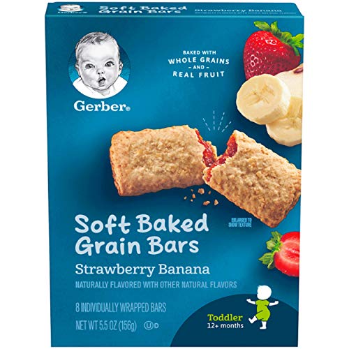 Gerber Graduates Banana Strawberry Cereal Bar, 5.5 Oz