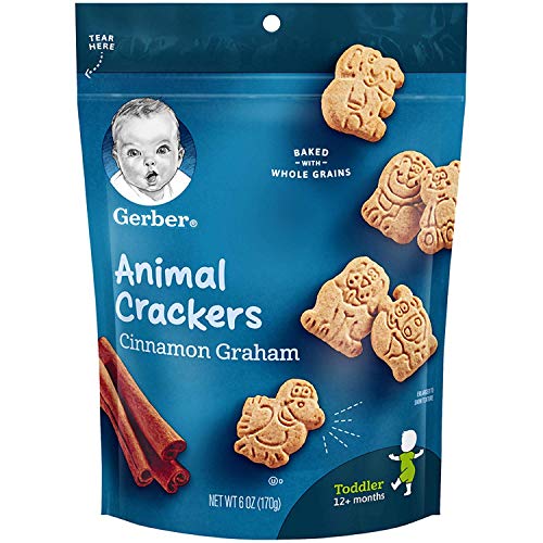 Gerber Graduates Cinnamon Graham Animal Crackers, 6 Oz