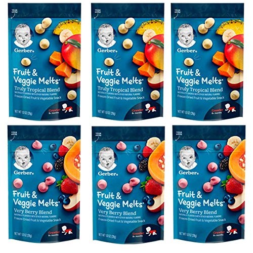 Gerber Graduates Fruit &Amp; Veggie Melts Snack Variety Pack, 3 Very