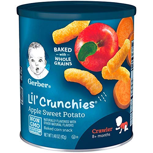 Gerber Graduates, Lil Crunchies, Apple &Amp; Sweet Potato, 1.48 Oz