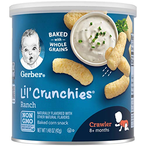 Gerber Graduates Lil Crunchies, Ranch, 1.48 Ounce Pack Of 6