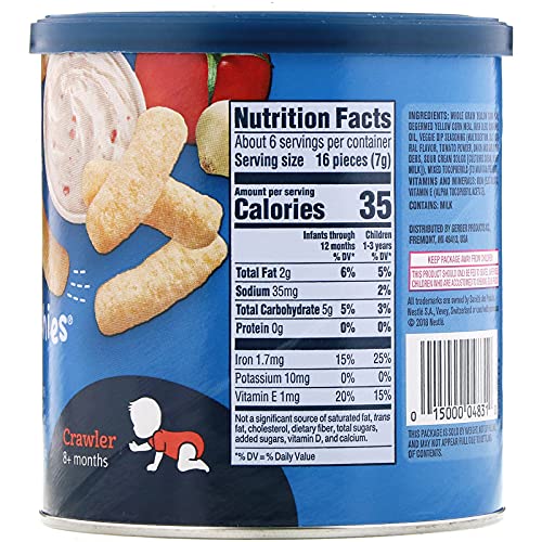 Gerber Graduates Lil Crunchies - Veggie Dip - 1.48 Oz