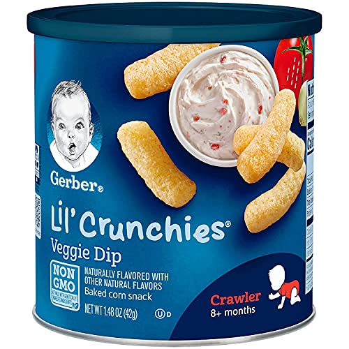 Gerber Graduates Lil Crunchies - Veggie Dip - 1.48 Oz