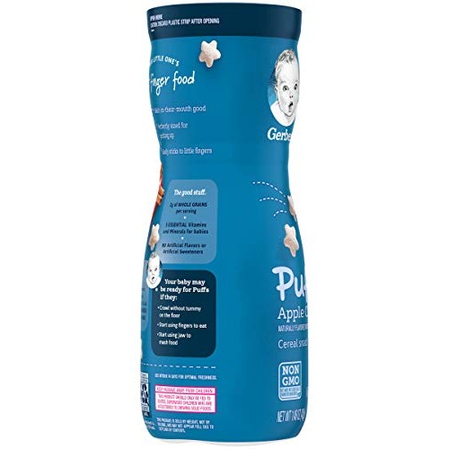 Gerber Graduates Puffs - Apple Cinnamon - 1.48 Oz - 3 Pk