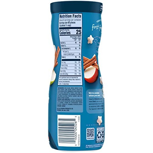 Gerber Graduates Puffs - Apple Cinnamon - 1.48 Oz - 3 Pk