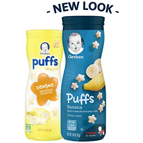 Gerber Graduates Puffs Cereal Snack, Assorted Flavors, 1.48 Ounc