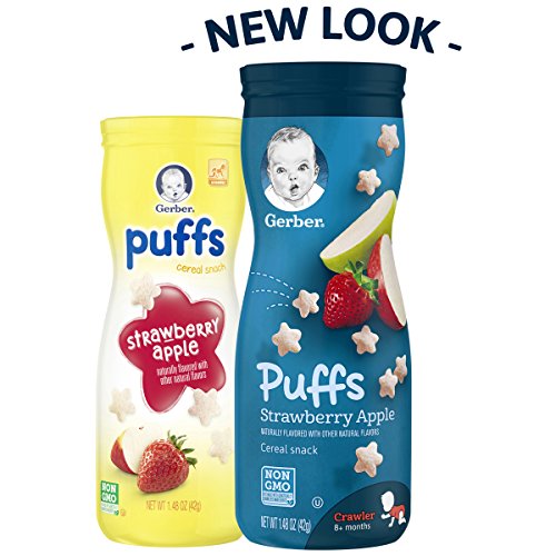 Gerber Graduates Puffs Cereal Snack, Assorted Flavors, 1.48 Ounc
