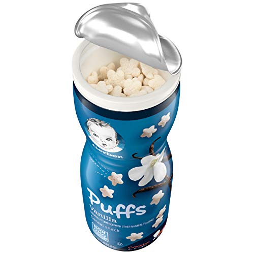 Gerber Graduates, Puffs Cereal Snack, Vanilla, 1.48 Oz
