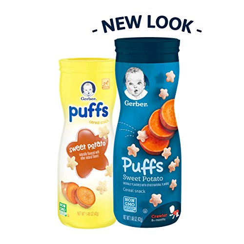 Gerber Graduates Puffs Sweet Potato, 1.48 Oz