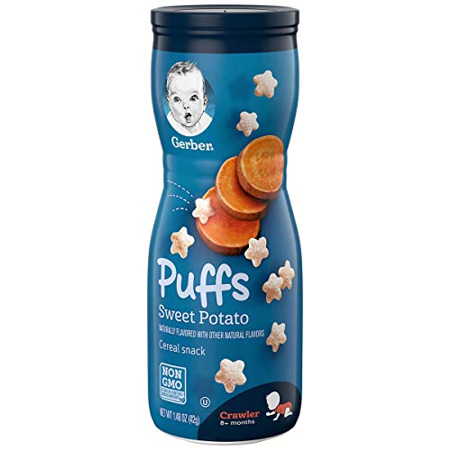 Gerber Graduates Puffs Sweet Potato, 1.48 Oz