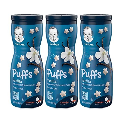Gerber Graduates Puffs - Vanilla - 1.48 Oz - 3 Pk