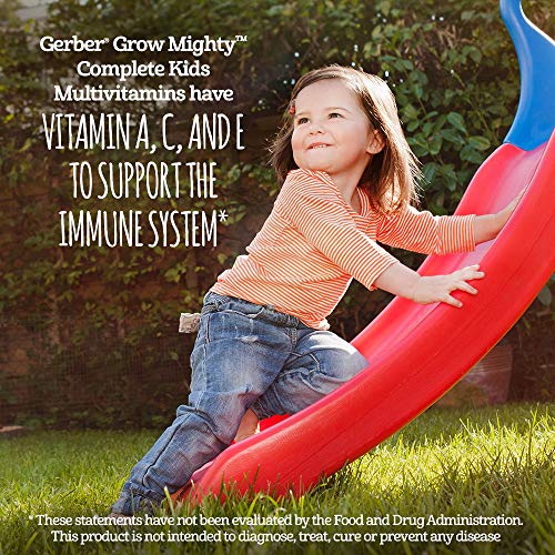 Gerber Grow Mighty Complete Kids Gummy Multivitamin: Vitamins A,