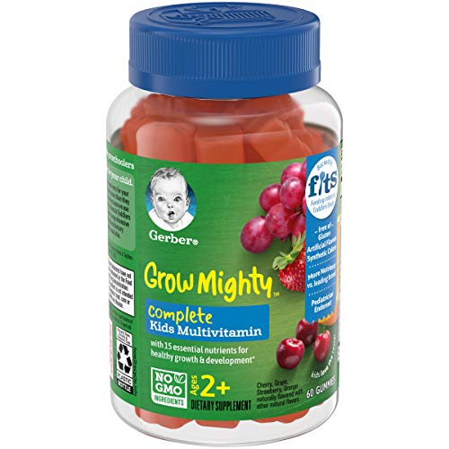 Gerber Grow Mighty Complete Kids Gummy Multivitamin: Vitamins A,