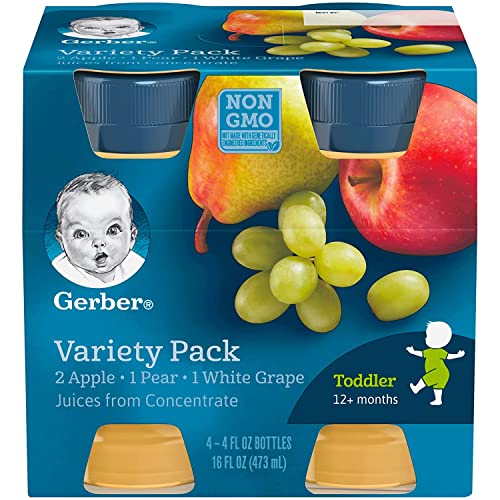 Gerber Juice Fruit 2 Apple, 1 Pear, 1 White Grape Juices from Co...