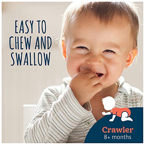 Gerber Lil Crunchies Baked Grain Snack, Mild Cheddar, Baked with...