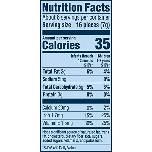 Gerber Lil Crunchies, Vanilla Maple, 1.48 Ounce Canister Pack O