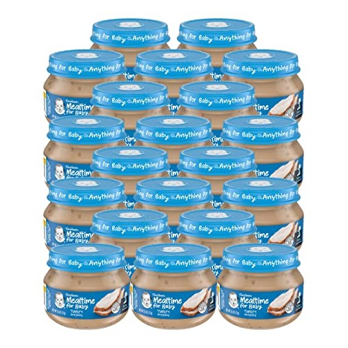 Gerber Mealtime For Baby 2Nd Foods Baby Food Gravy Jars, Turkey