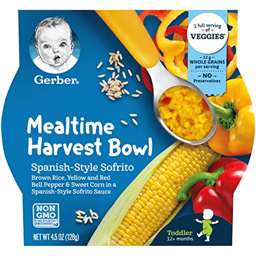 Gerber Mealtime Harvest Bowls, Spanish Sofritos, 4.5 OZ