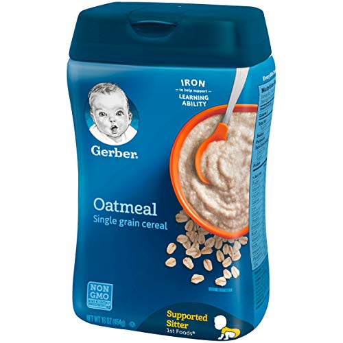 Gerber Organic 1St Food Single Grain Oatmeal Cereal, 16 Ounce --