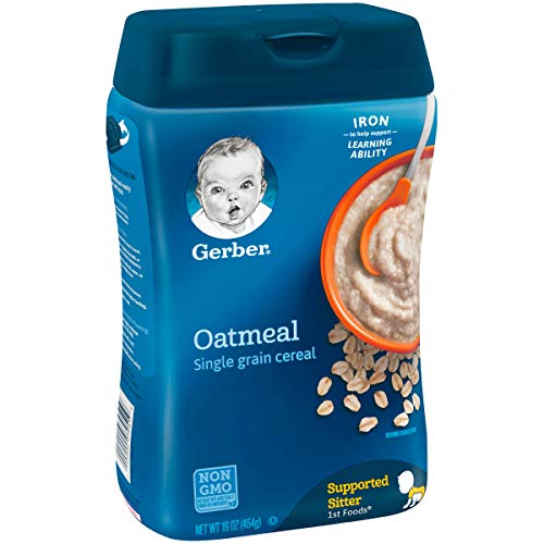 Gerber Organic 1St Food Single Grain Oatmeal Cereal, 16 Ounce --