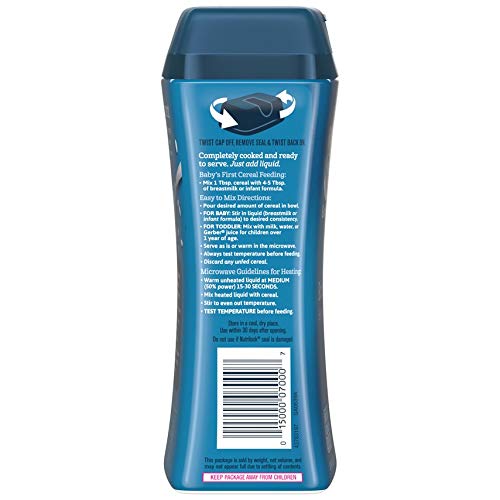 Gerber Organic 1St Food Single Grain Rice Cereal, 16 Ounce - 6 P