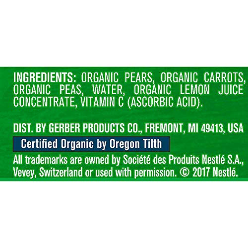 Gerber Organic 2Nd Foods Baby Food, Bananas &Amp; Mangoes, 3.5 Ounce